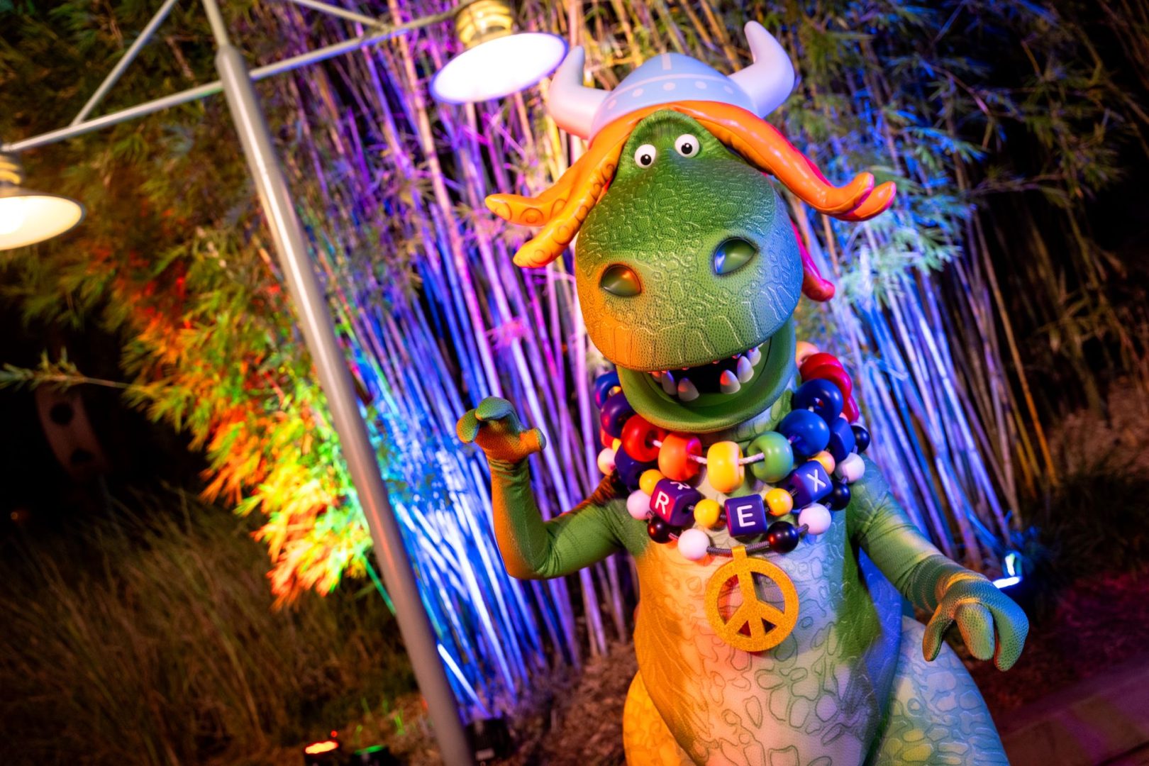 Partysaurus Rex at Toy Story Land at Disney Jollywood Nights