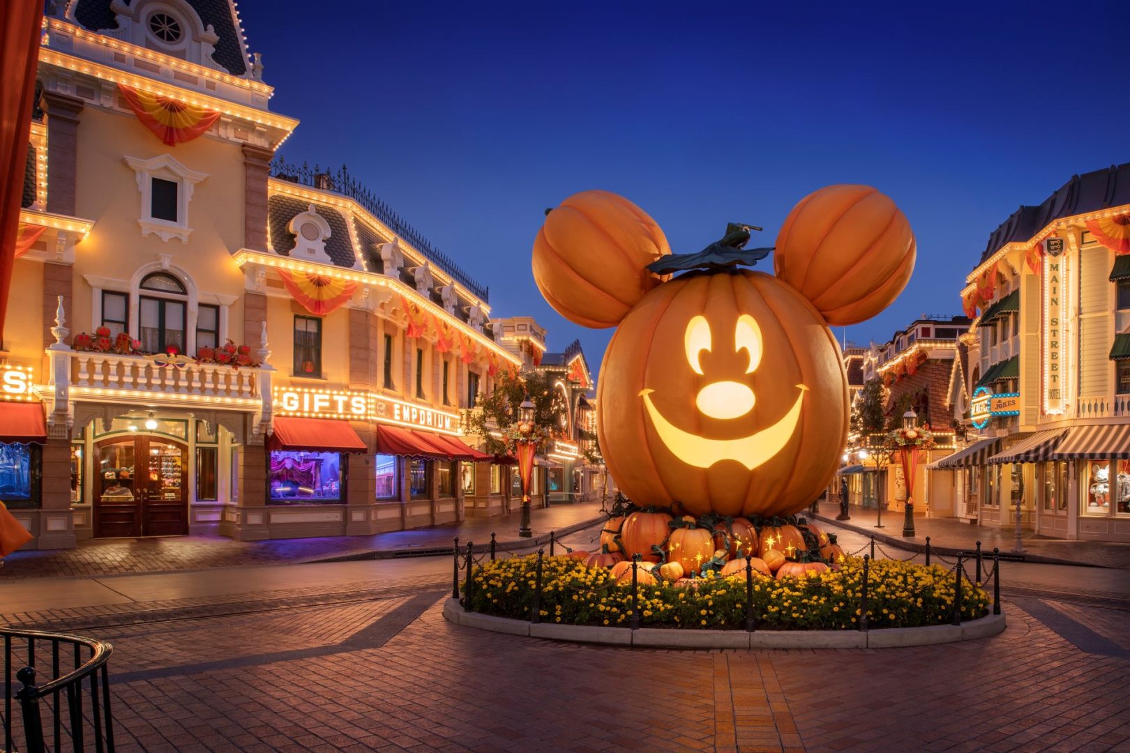 Pumpkin Mickey at Disneyland