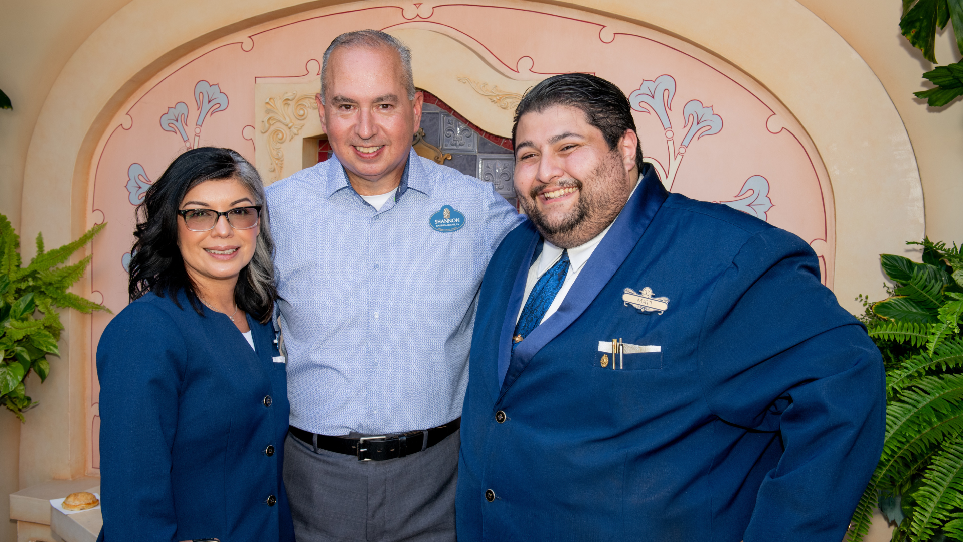 Shannon Maley with Disneyland Cast Members