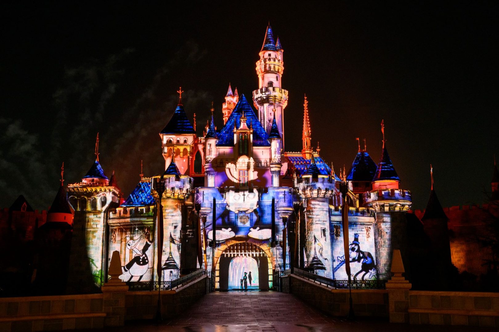 Sleeping Beauty Castle During Wonderous Journeys