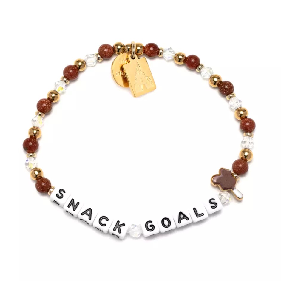 Little Words Project Mickey Mouse ''Snack Goals'' Bracelet  