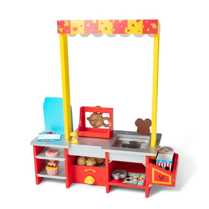 Melissa and Doug Disney Snacks & Popcorn Wooden Food Counter 