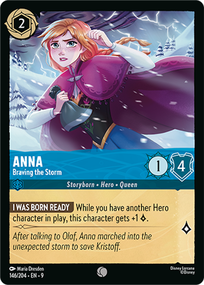 Lorcana Anna card common rarity