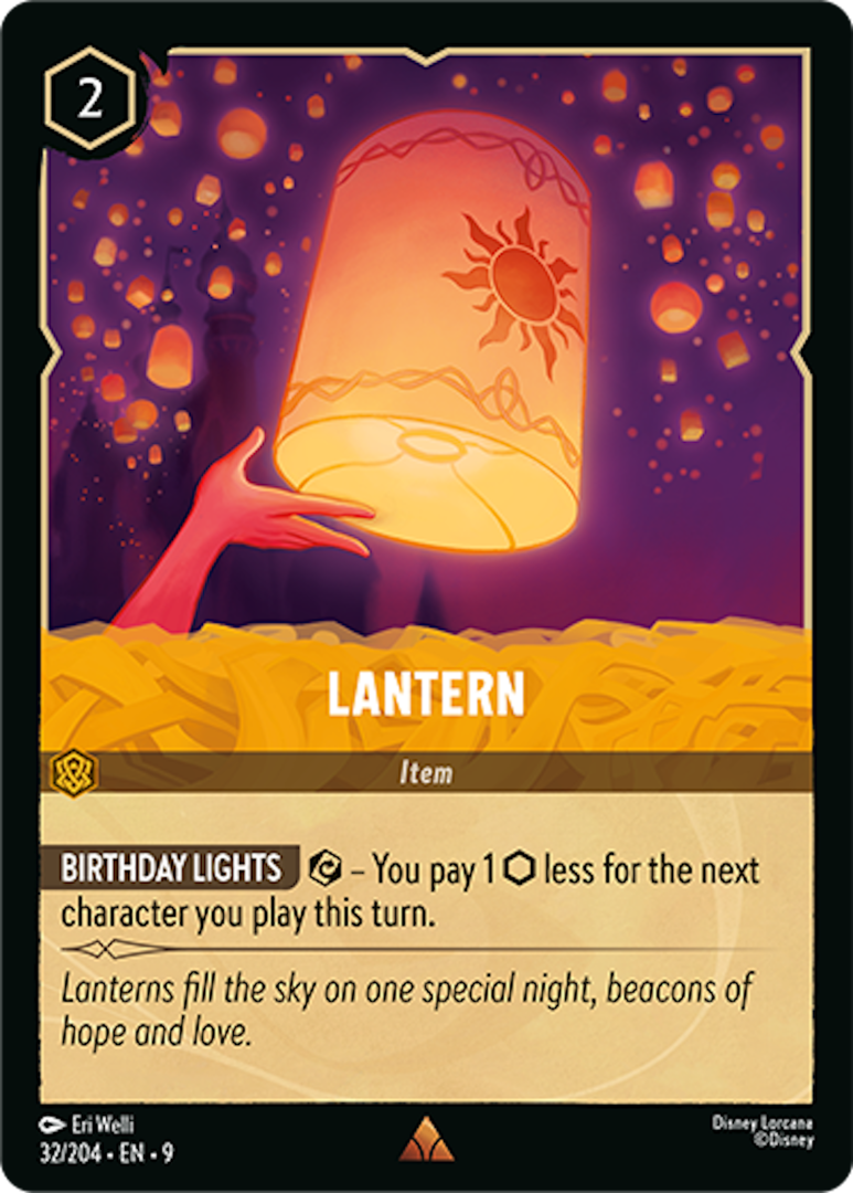 Lorcana item card Rapunzel's Lantern