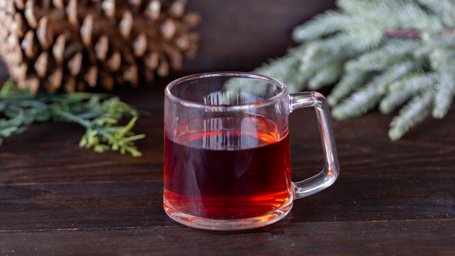Bourbon Berry Elixir: Hot blueberry apple cider with bourbon (New)