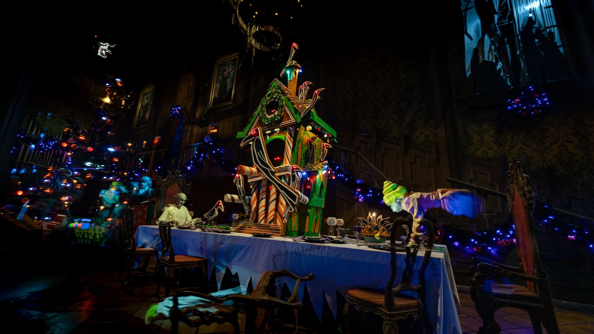 Haunted Mansion Holiday at Disneyland Park Gingerbread House