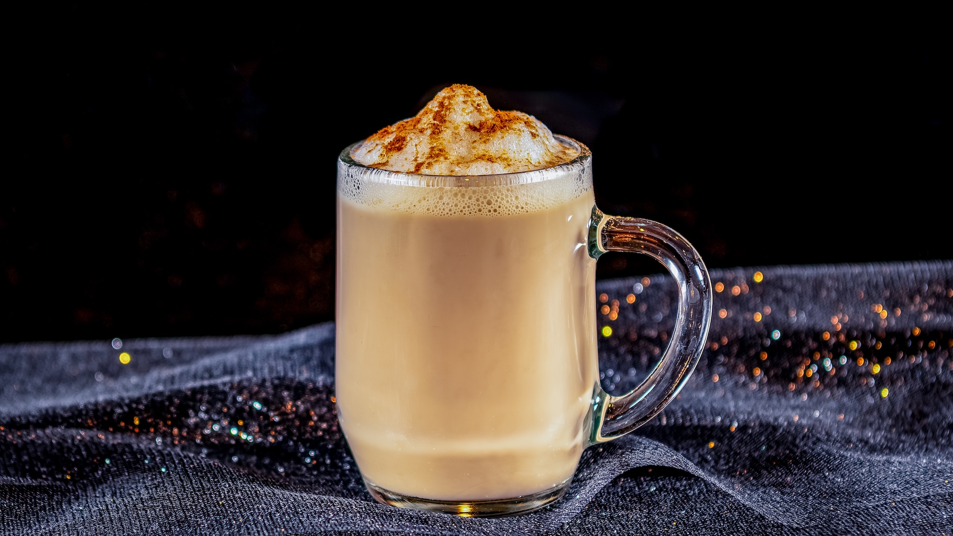 S’mores Hot Chocolate topped with toasted marshmallow foam (Non-alcoholic) 