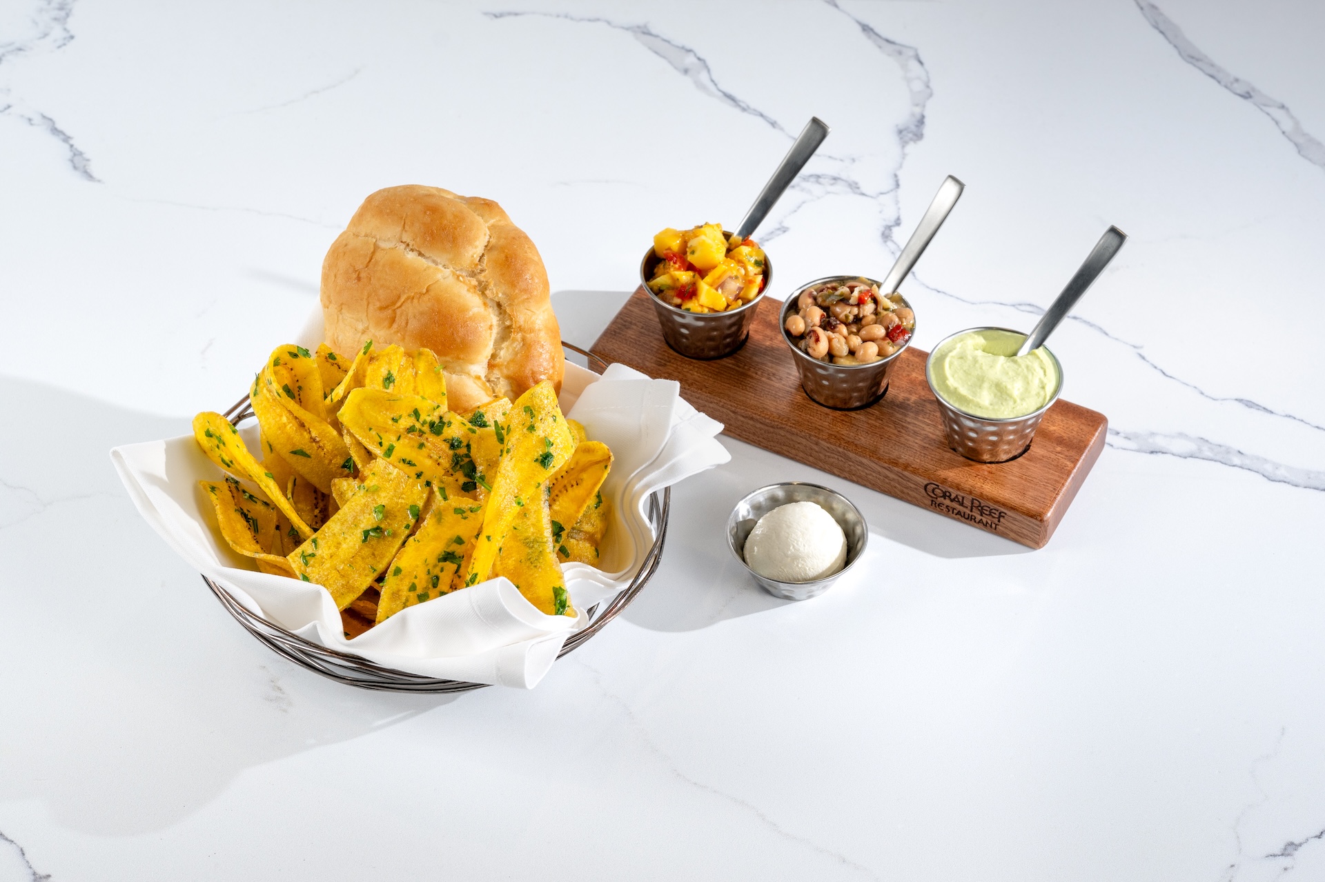 Pineapple-Coconut Bread and Plantain Chips