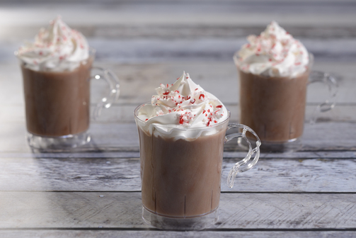 Chocolate-Peppermint Shake featuring Twinings Peppermint Cheer Tea (Non-alcoholic)