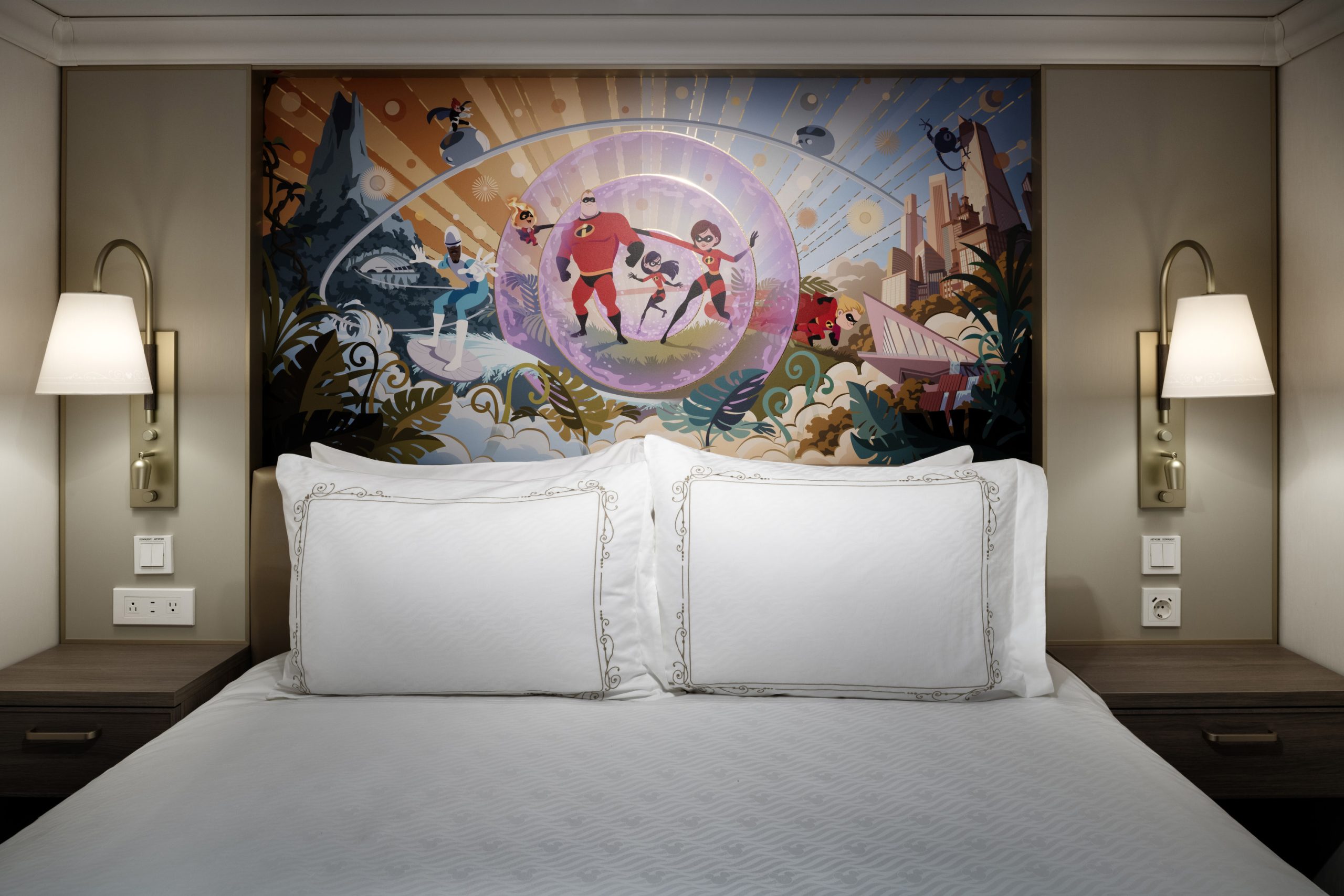 Disney Destiny Incredibles Stateroom Artwork