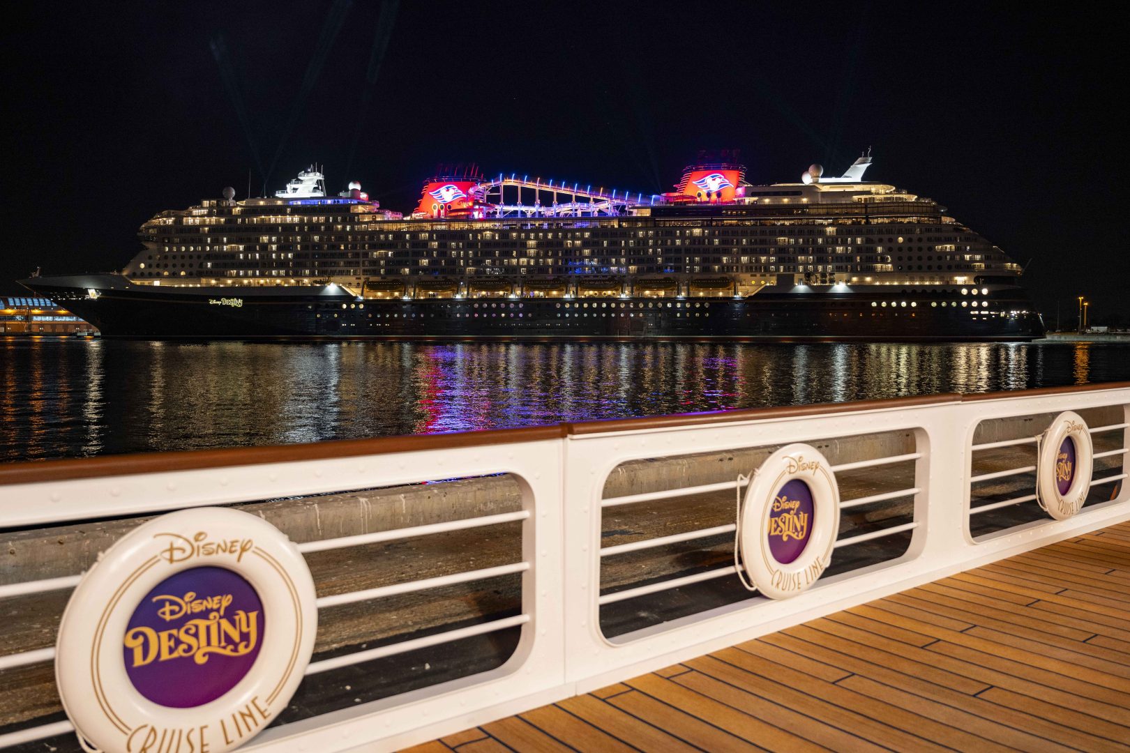 Disney Destiny, Disney Cruise Line's Newest Ship, Arrives