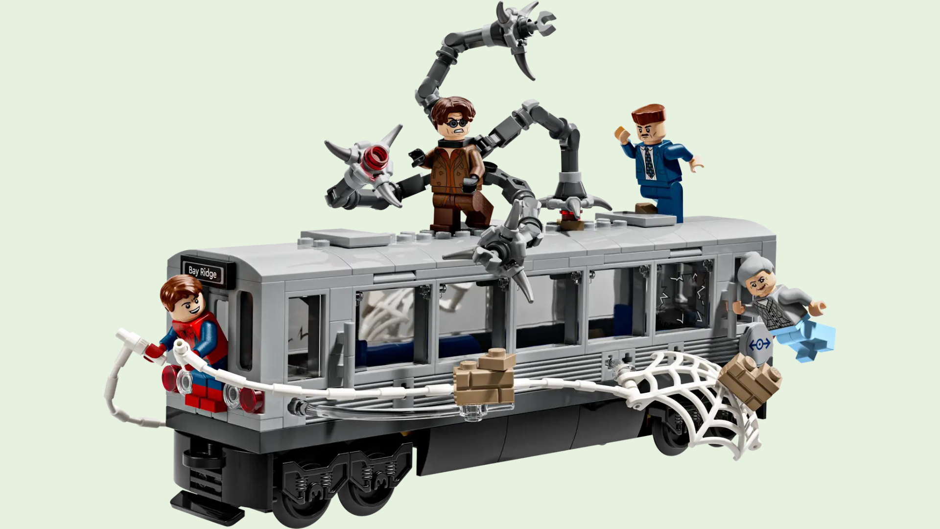 LEGO Spider-Man Subway Scene