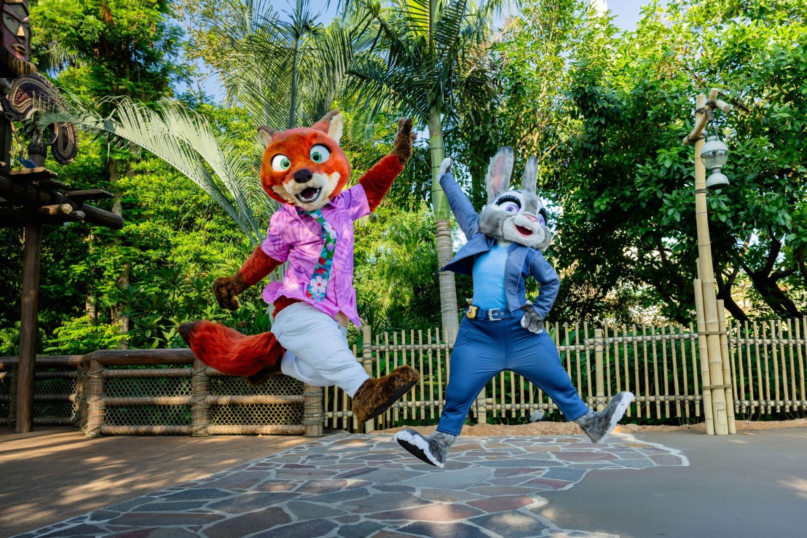 Nick and Judy at Hong Kong Disneyland
