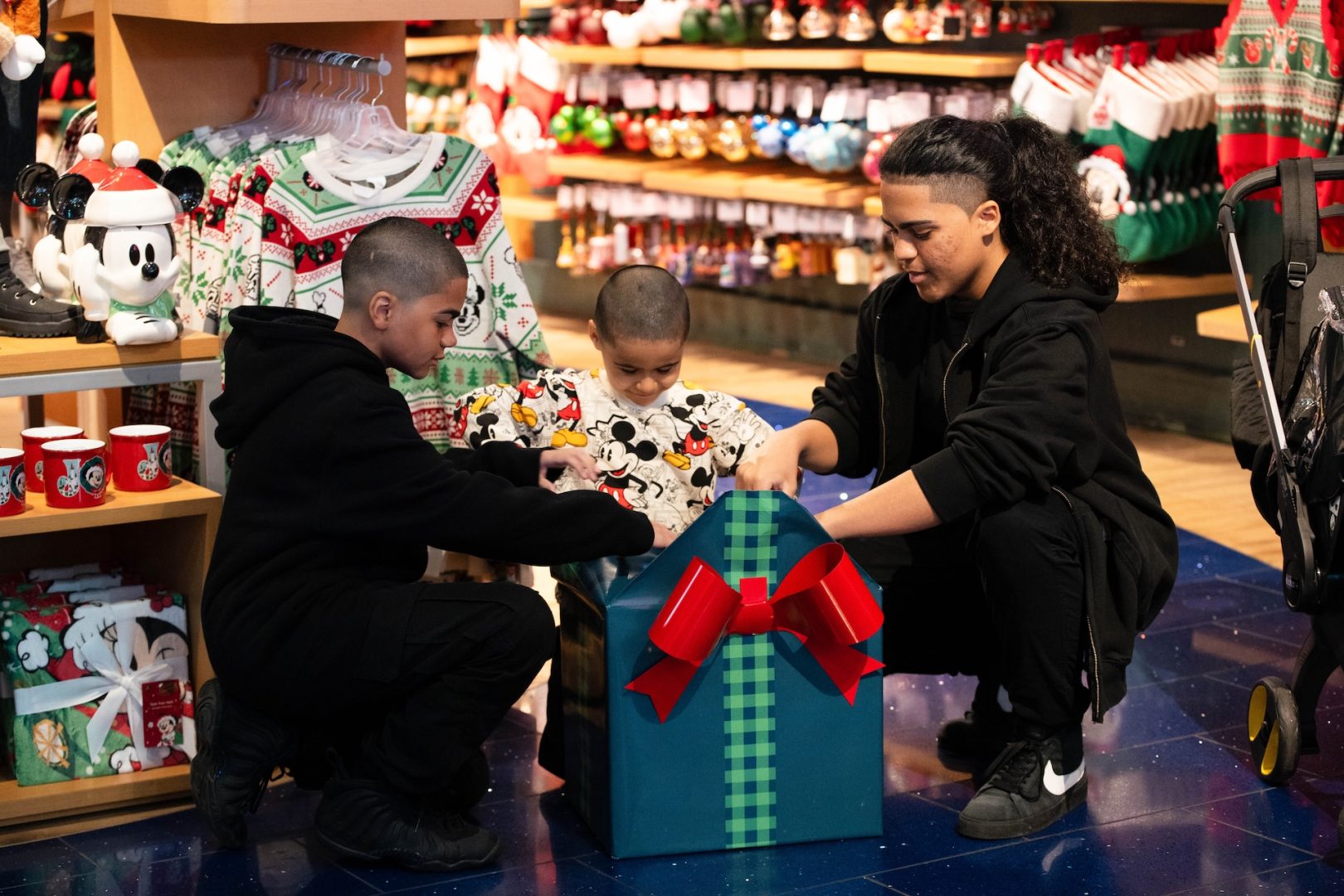 New York Families Surprised with Shopping Spree at Disney Store Times Square