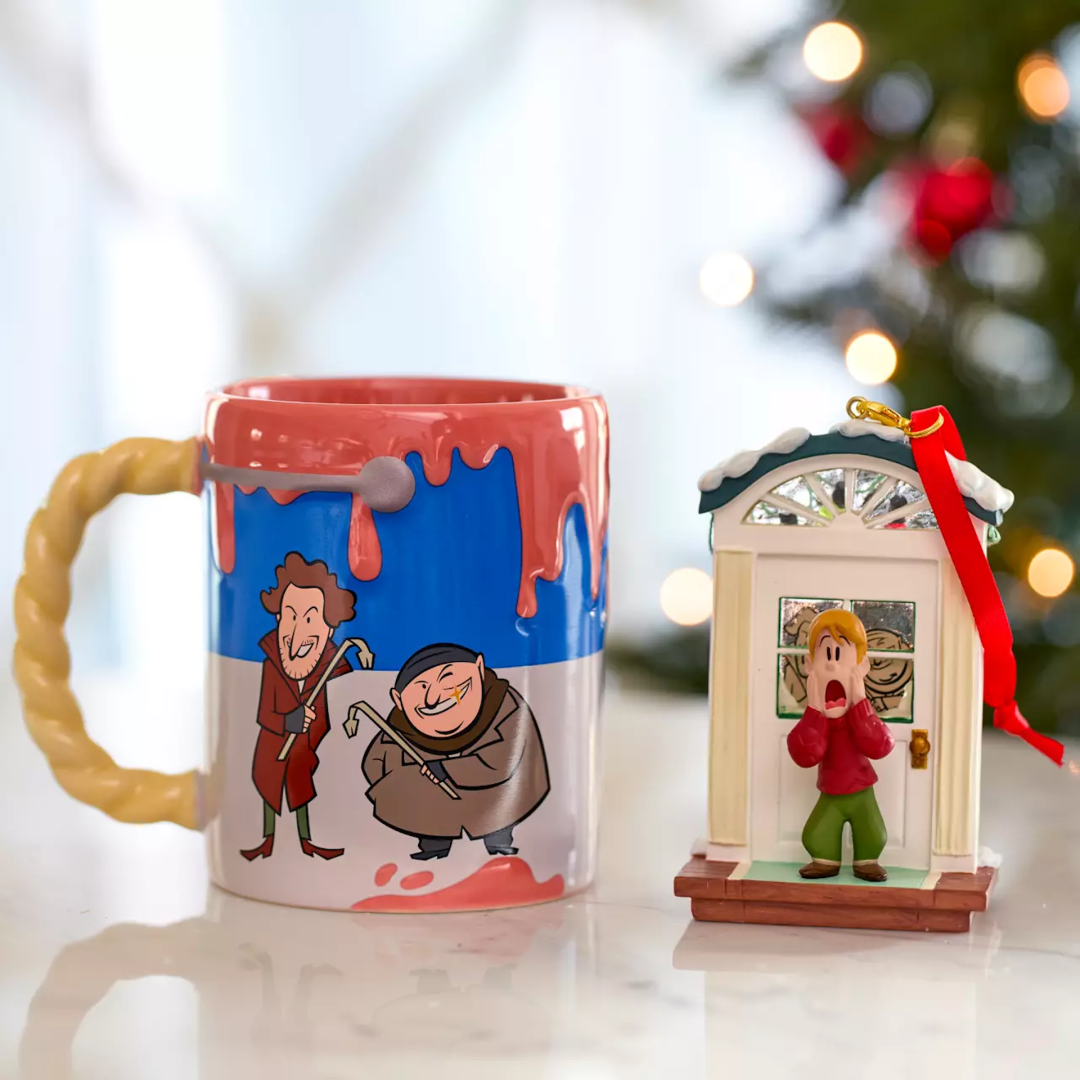 Kevin McCallister Sketchbook Ornament and Home Alone Mug by Disney Store 
