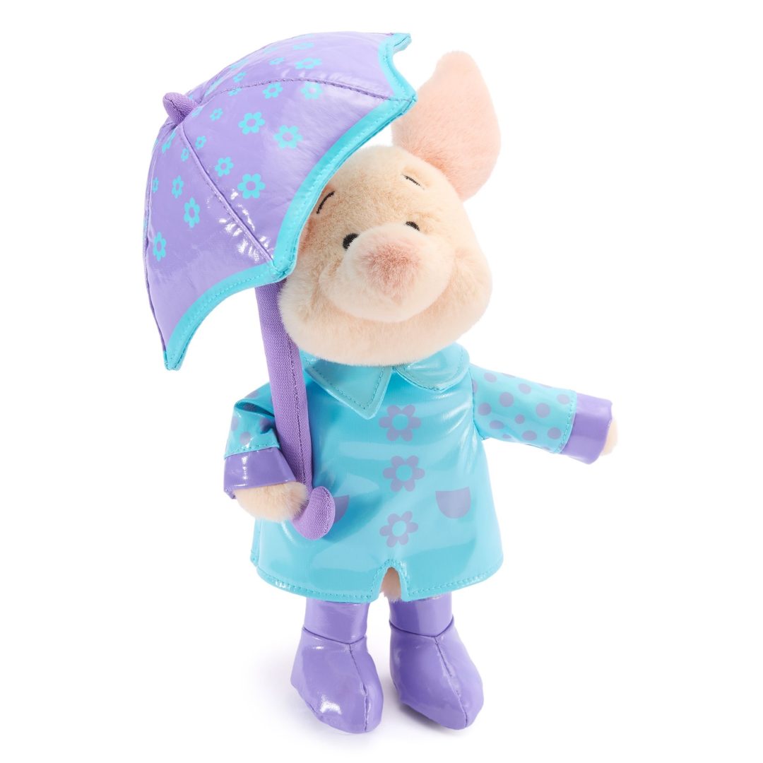 Winnie the Pooh Rain Plush collection featuring Piglet