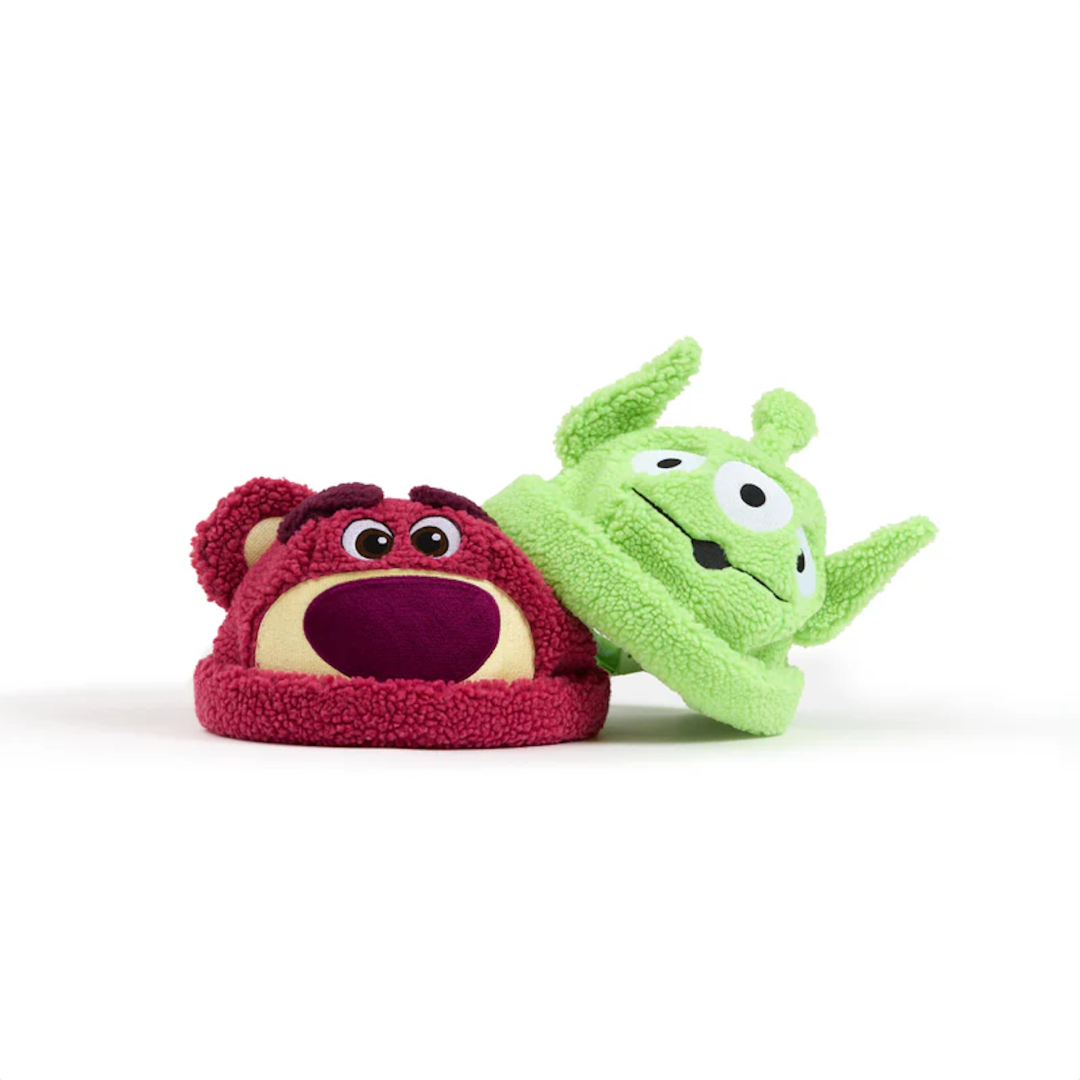 Disney and Pixar’s Toy Story Lotso Sherpa Beanie and Toy Story Alien Sherpa Beanie 