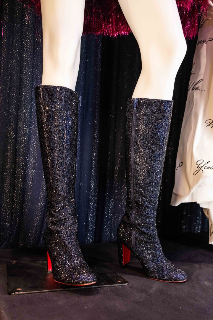 Taylor Swift boots for the “Midnights” set 