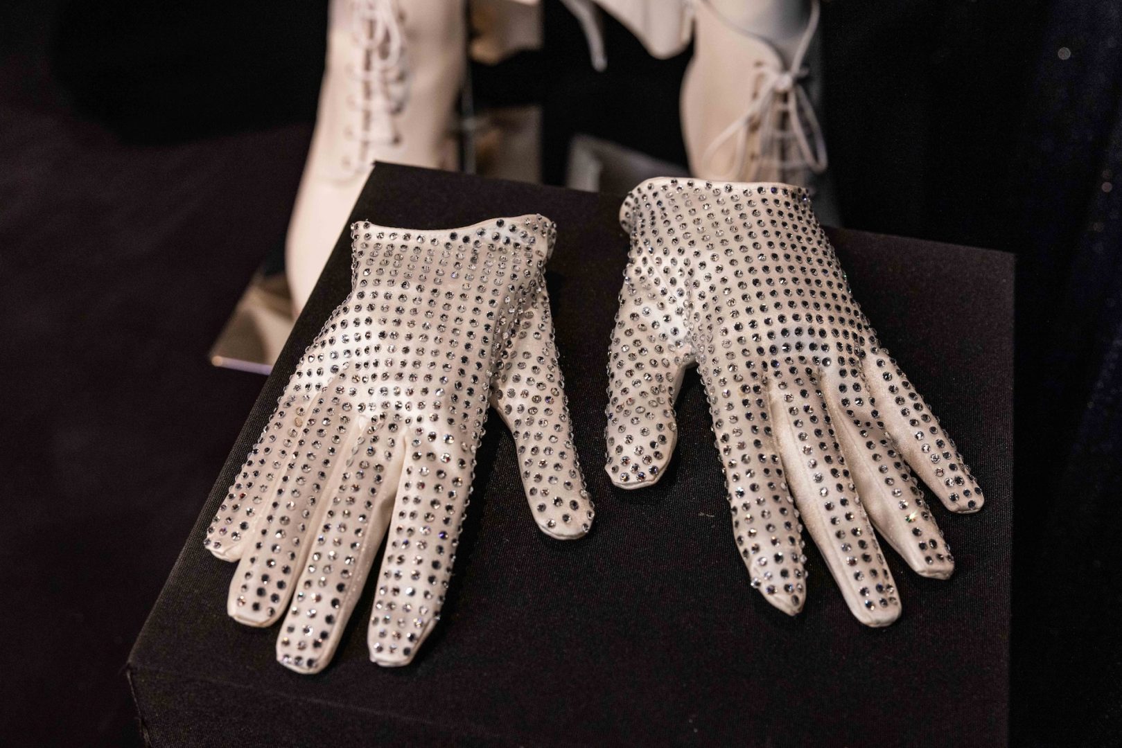 Taylor Swift Eras Tour costume Vivienne Westwood sequined gloves
