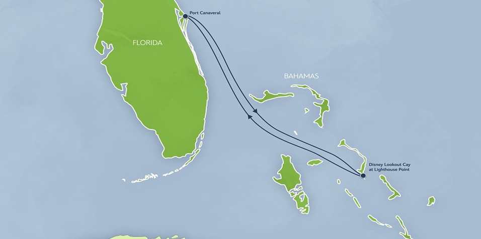 4-Night-Lookout-Cay-Disney-Cruise-Itinerary