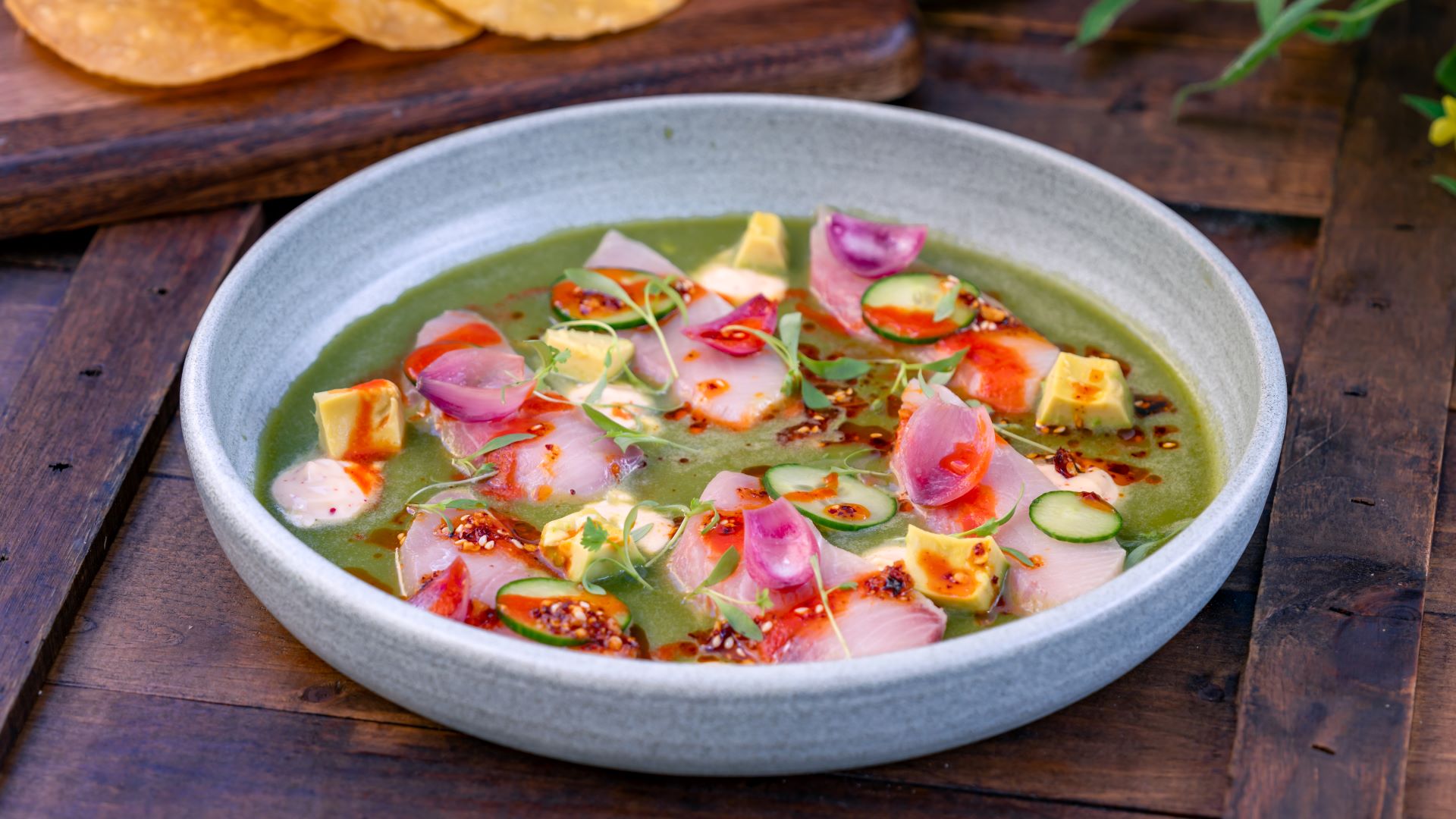 Agua Chile Verde at Lamplight Lounge