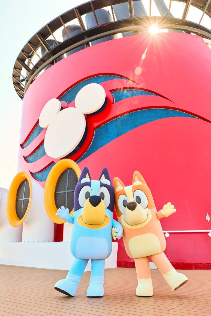Bluey and Bingo on Disney Cruise Line