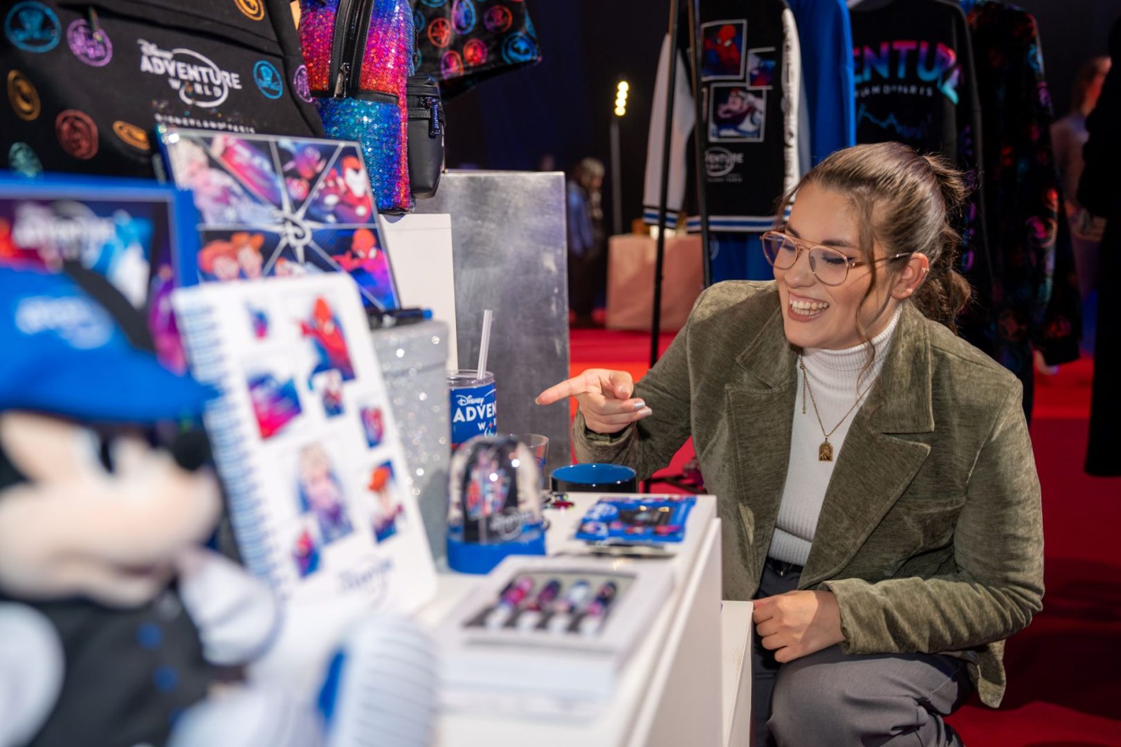 Dorine Previewing the Disney Adventure World Expo