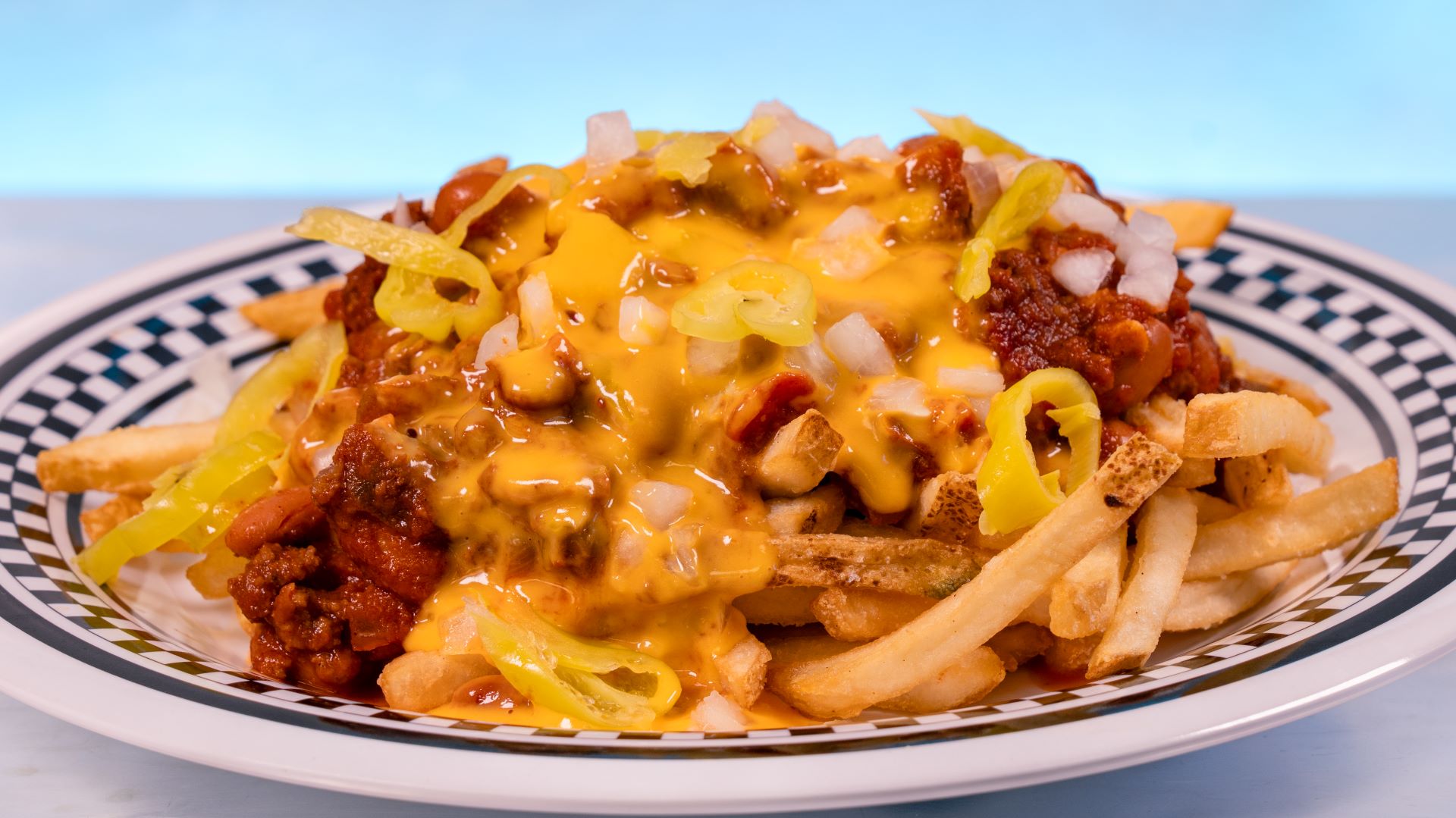 Fast Track Loaded Fries at Flo's V8 Cafe