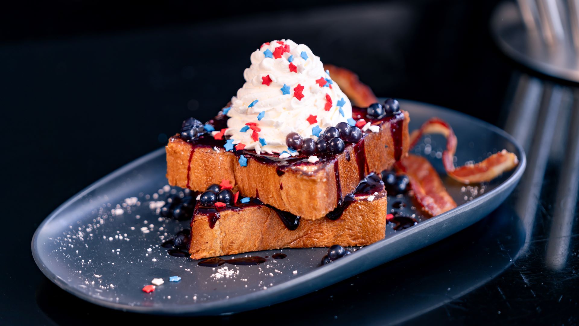 French Toast Berry Jamaica Syrup at Pym Test Kitchen