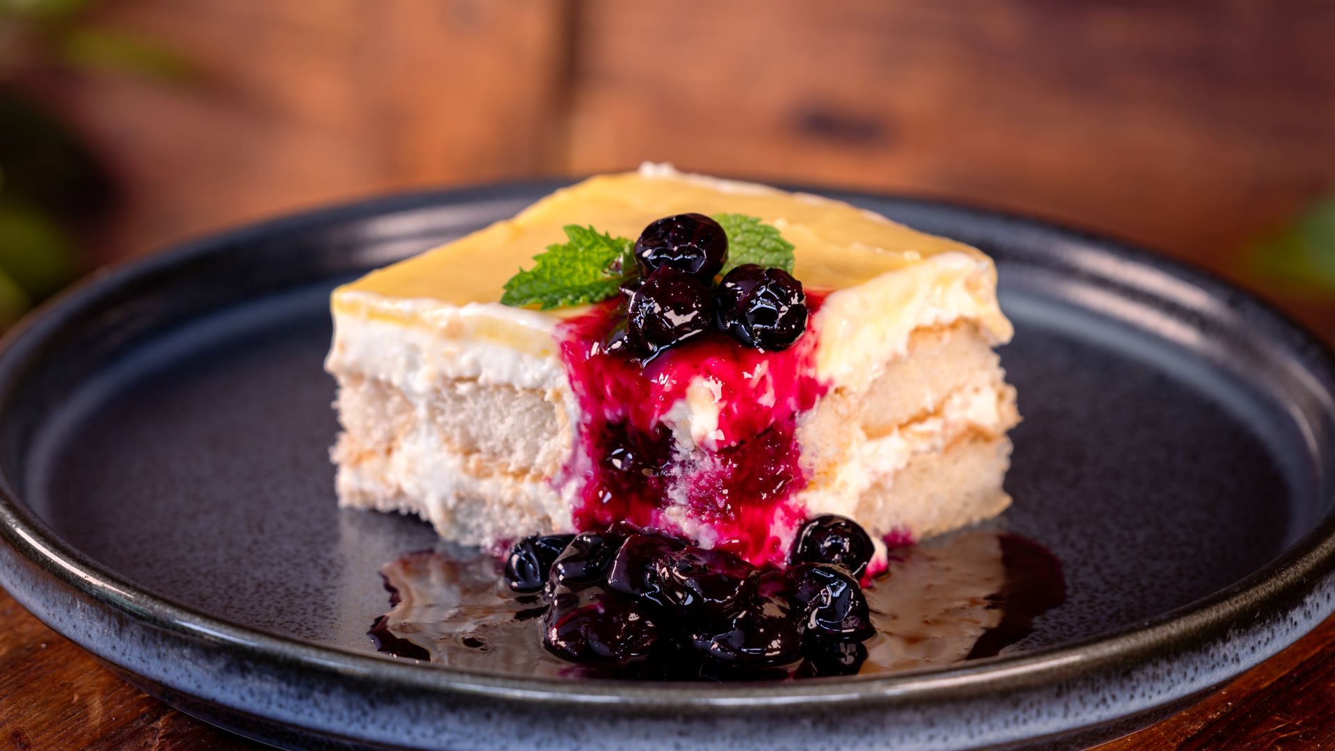 Lemon Tiramisu at Wine Country Trattoria