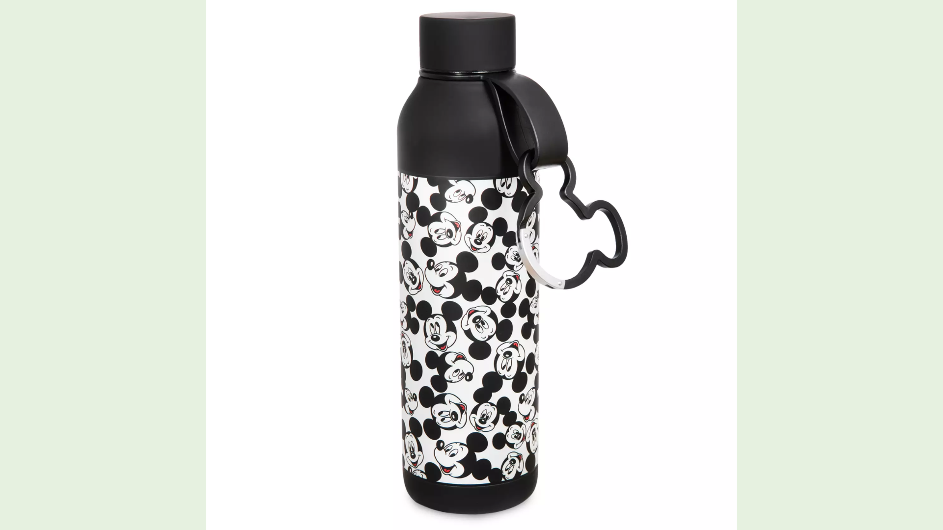 Mickey Mouse 21 Oz. Stainless Steel Water Bottle with Carabiner from Disney Store