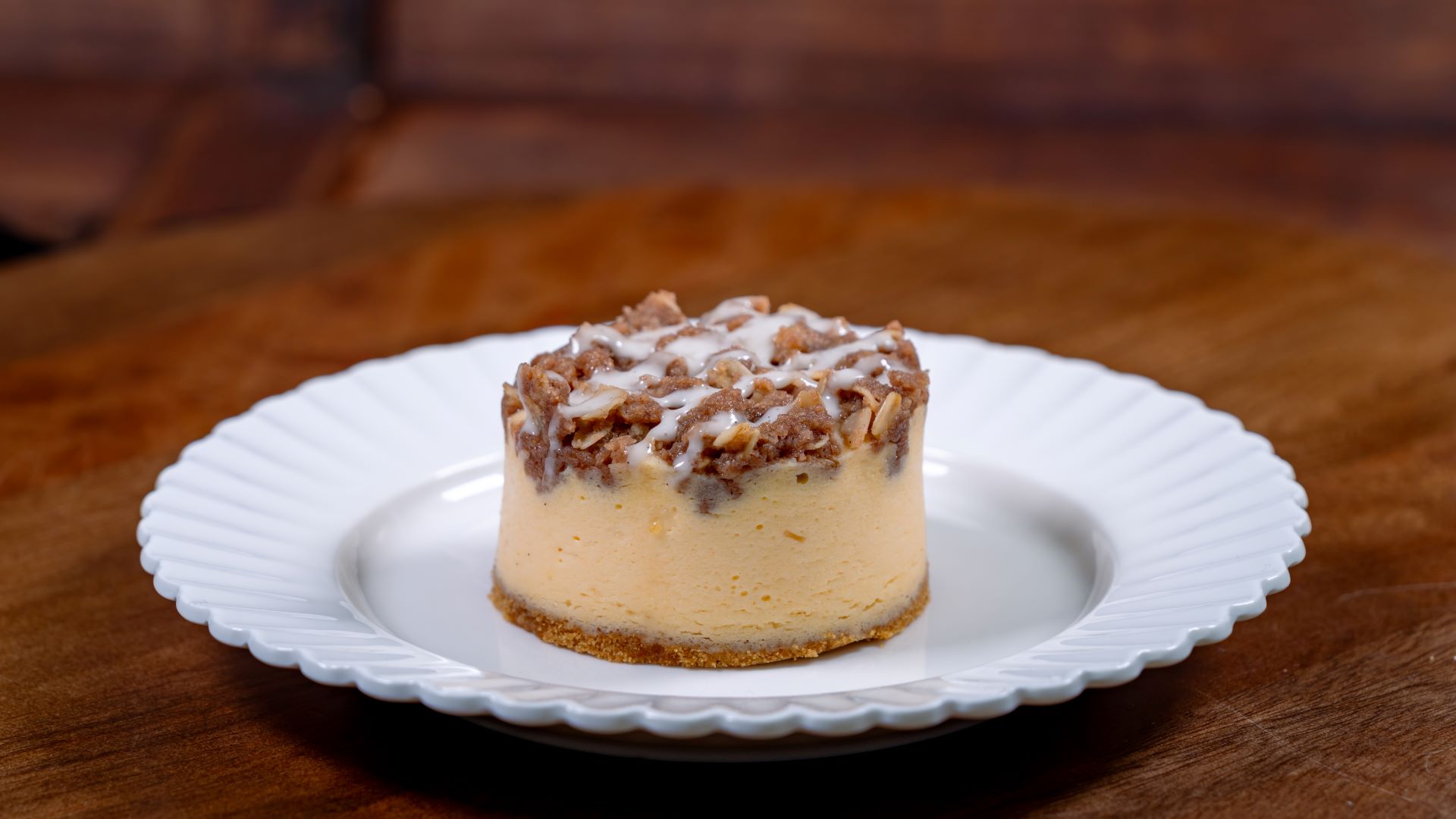 Peach Cobbler Cheesecake at Jolly Holiday Bakery Cafe