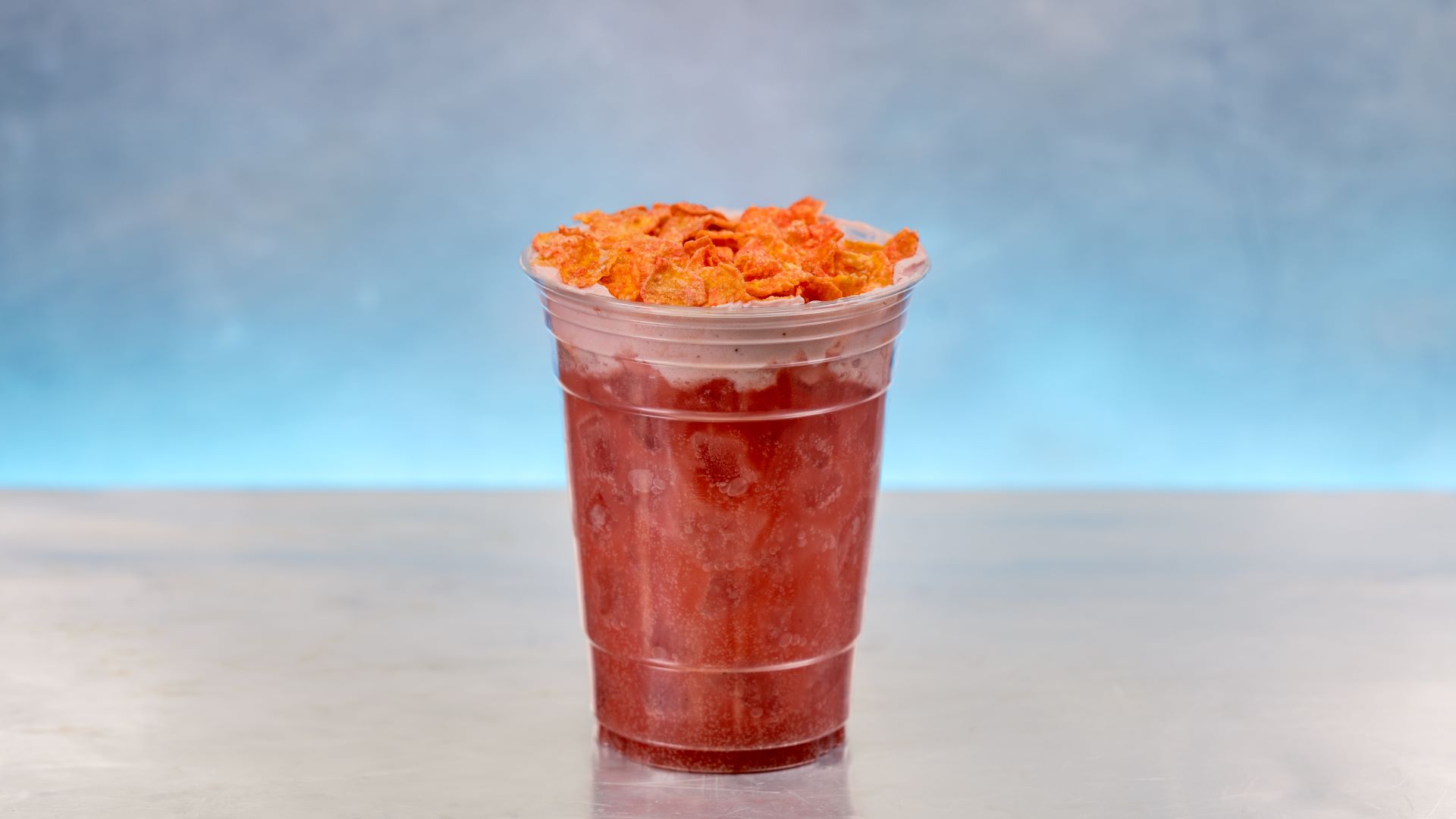 Stop Sign Cream Soda Pop at Flo's V8 Cafe