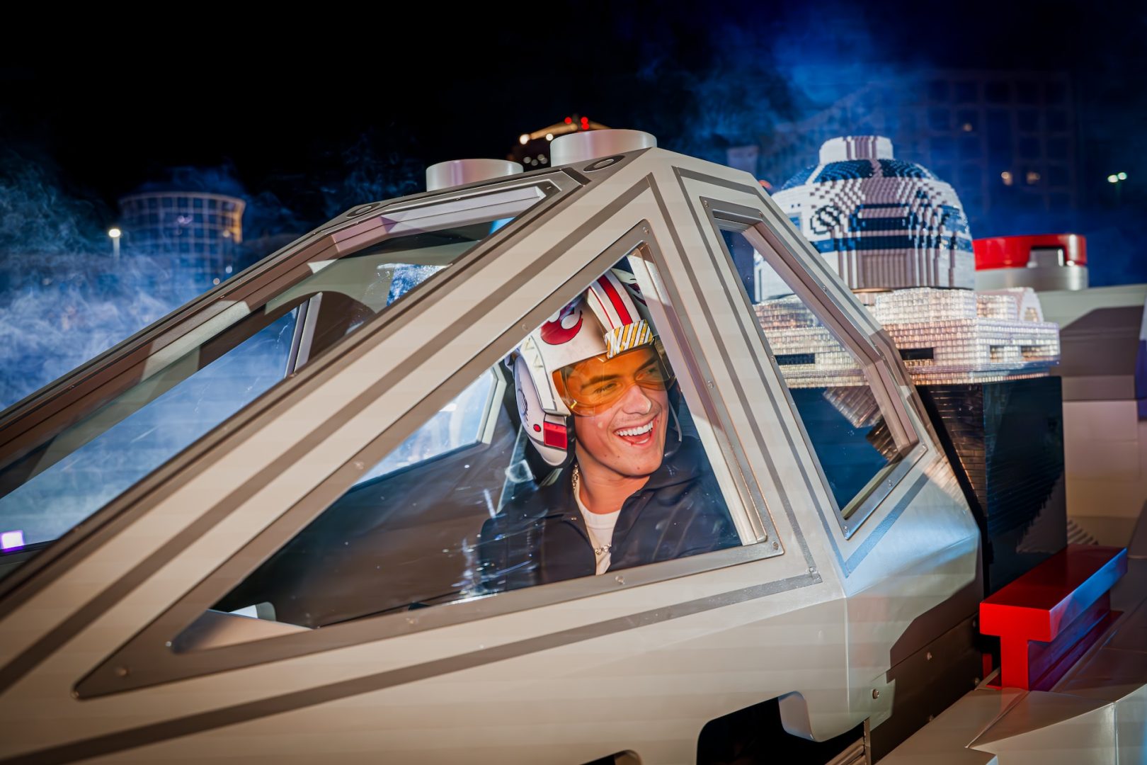 Jaxson Dart Sphere in Las Vegas is Transformed into a LEGO Star Wars Death Star