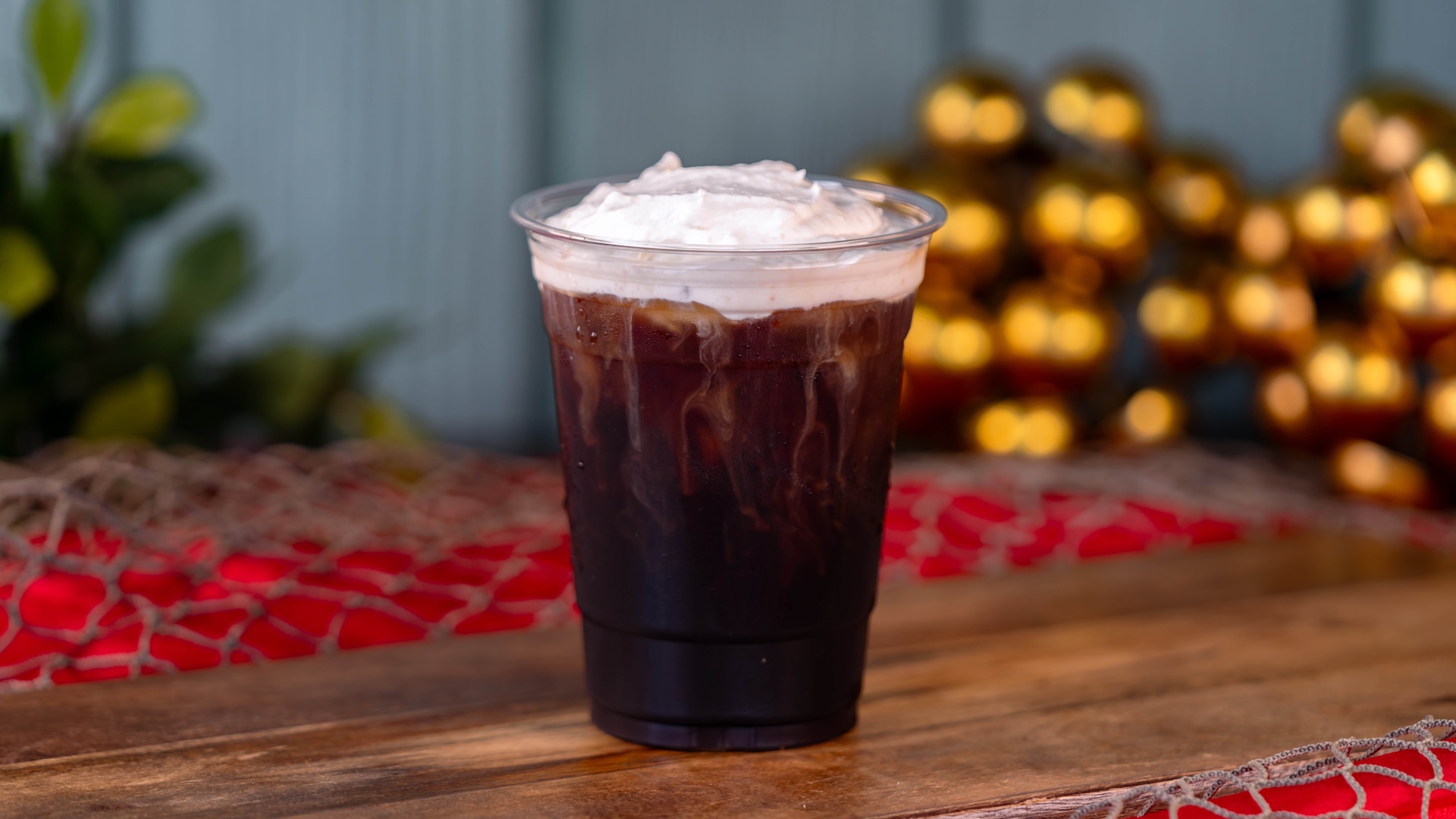 Almond Cold Brew: Almond cold brew with orange cold foam (Available Jan. 23 through Mar. 5) (Non-alcoholic) (New)