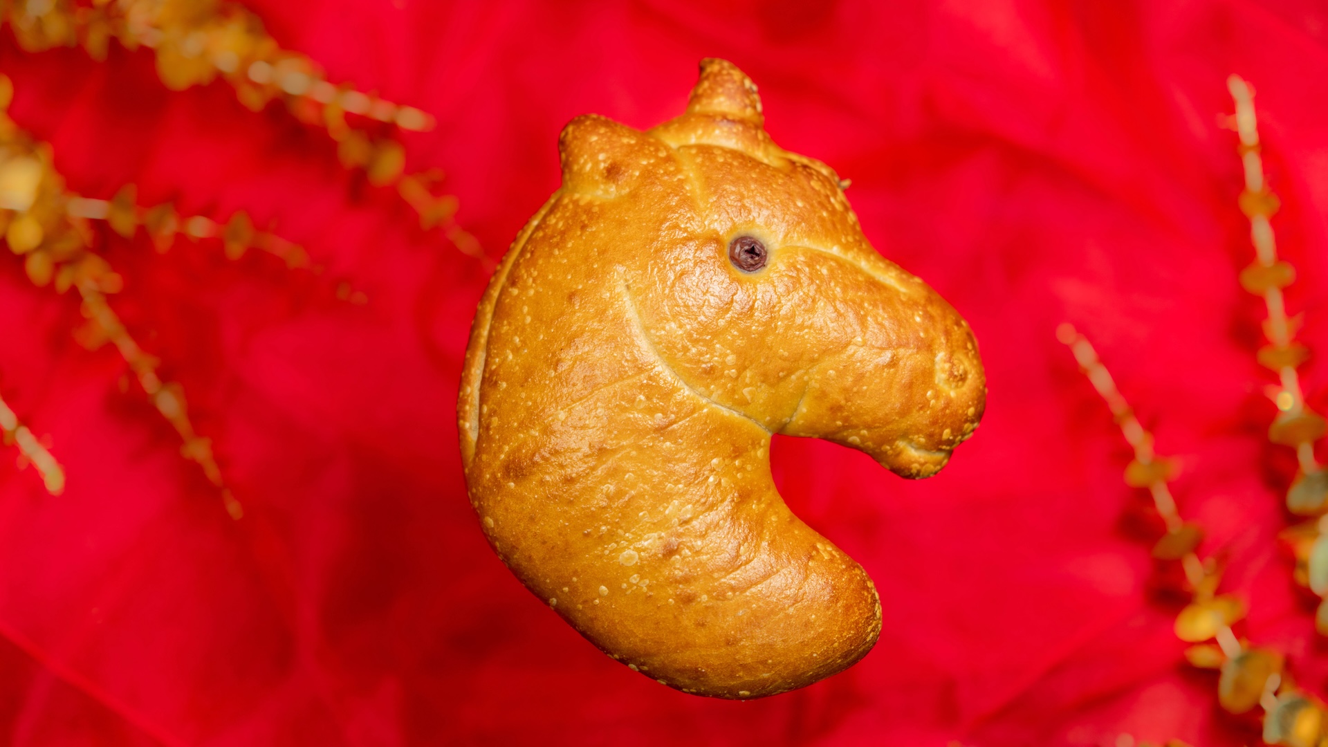 Year of the Horse Bread: Horse-shaped Boudin sourdough bread (Available Jan. 23 through Feb. 22)(Plant-based)(New)