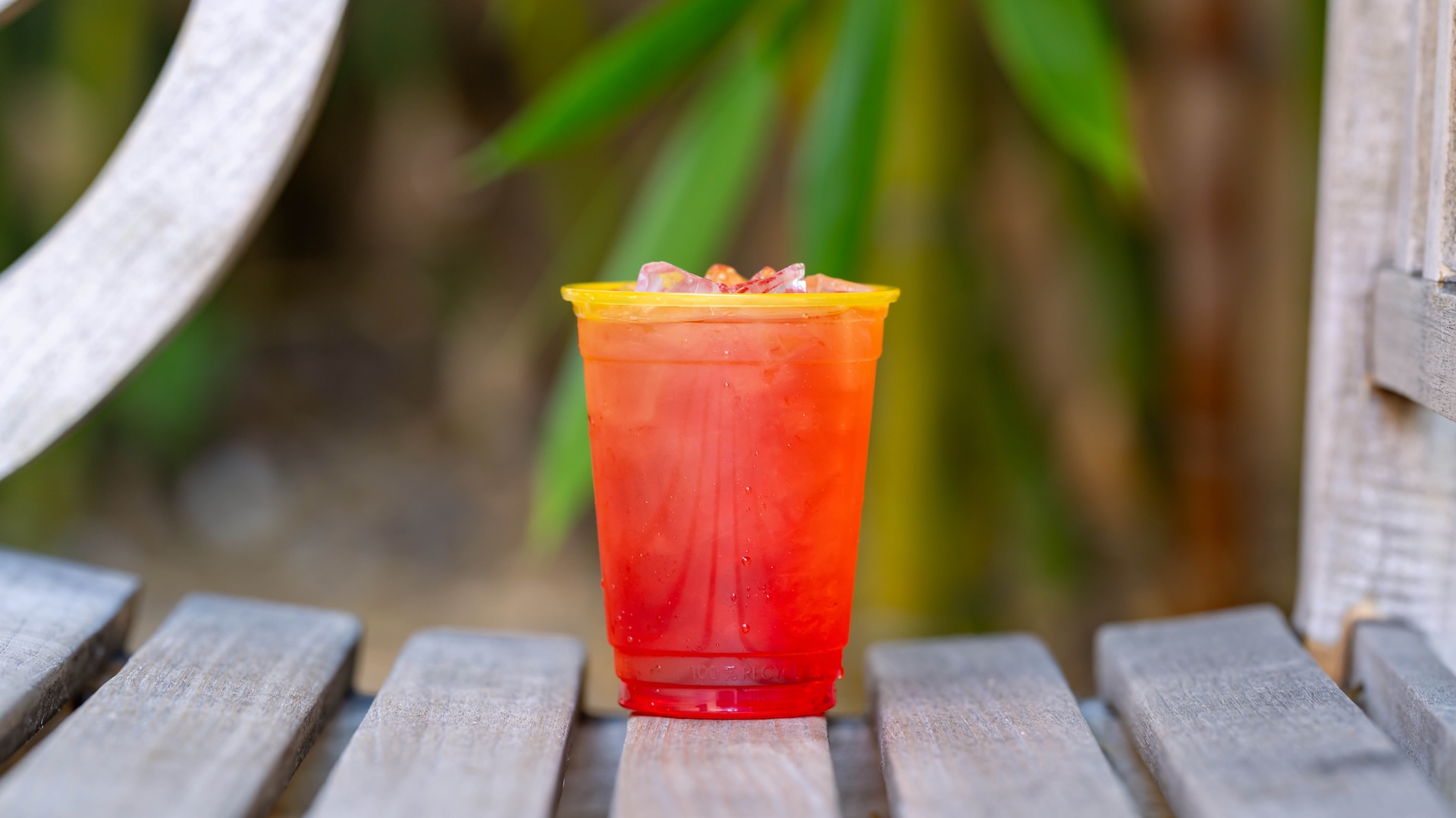 Lychee Soju Cocktail: Soju with lychee syrup topped with grenadine and club soda (New)