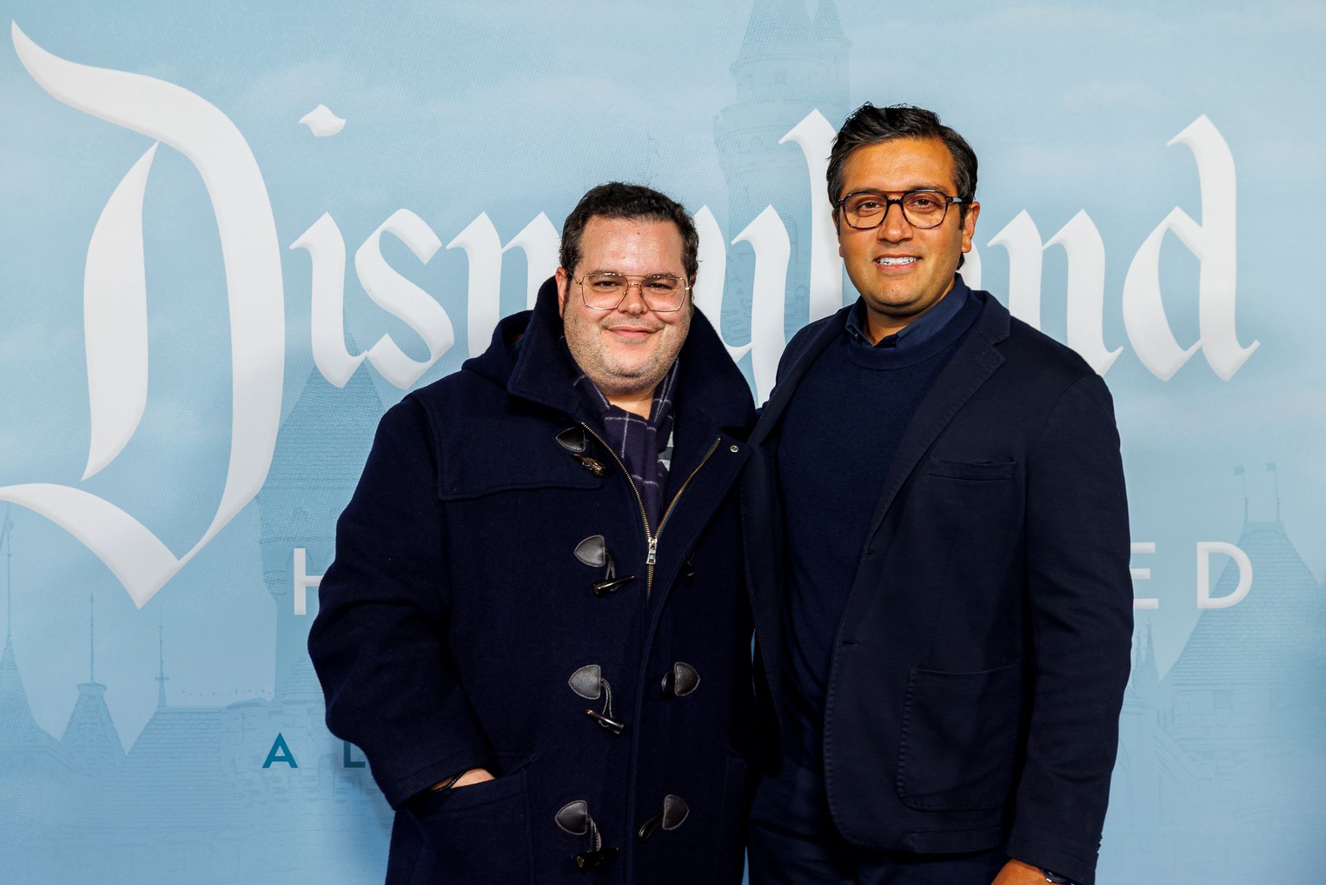 Josh Gad and Asad at Disneyland Handcrafted